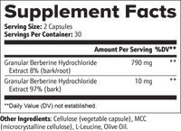 Berberine Capsules – Gentle Daily Metabolic Support for Cravings + Balanced Energy (60 Caps)