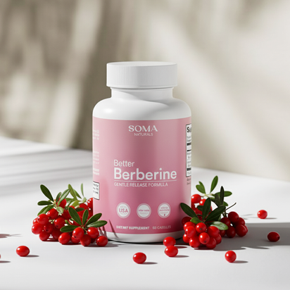 Berberine Capsules – Gentle Daily Metabolic Support for Cravings + Balanced Energy (60 Caps)
